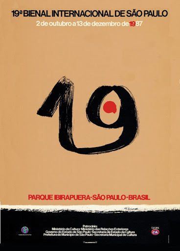 Cartaz da 19ª Bienal de São Paulo