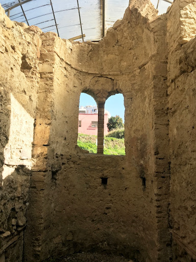Inside the Roman Amphitheater in Durrës