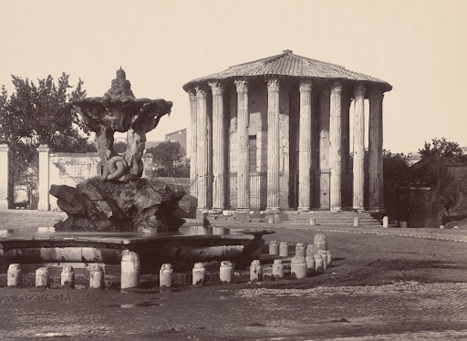 Temple of Vesta and Fountain, Rome