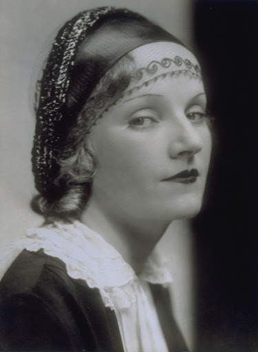 The Actress Maly Delschaft with Hat