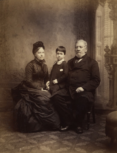General Williams C. Wickham, Lucy P. Wickham and son