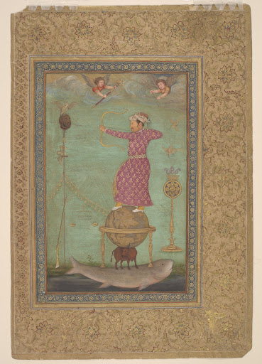 Jahangir Shooting the Head of Malik Ambar