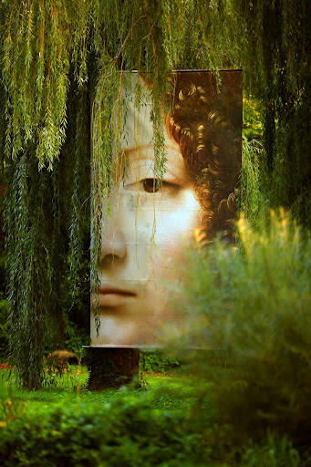 Toile géante "Portrait de Ginevra de' Benci"