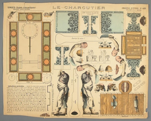 Paper toy:Le Charcutier