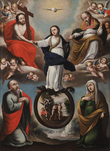 Alegoría de la Inmaculada Concepción.
