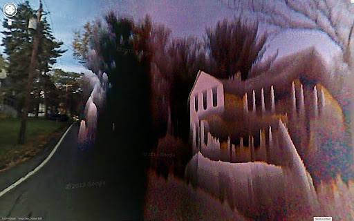 Jon Rafman, Nine Eyes of Google Street View (River Rd, Castelton-On-Hudson, New York)