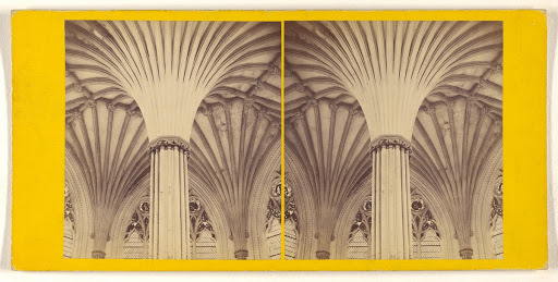 Wells Cathedral - Roof of the Chapter House. (Full Front)