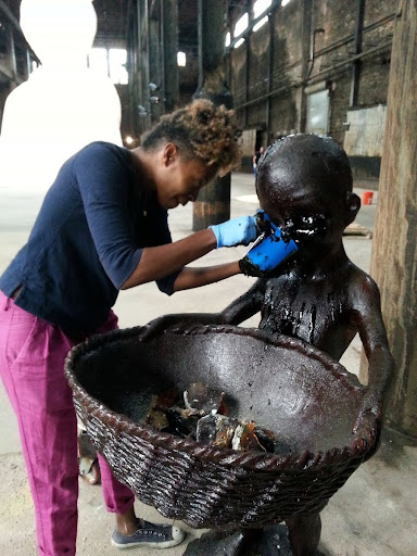 Kara Walker at work