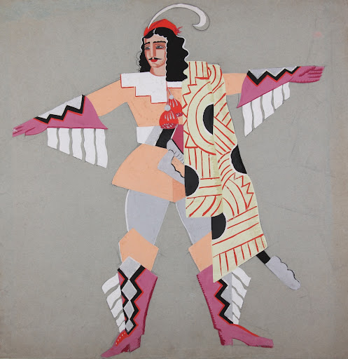 Robert Planquette "THE BELLS OF CORNEVILLE". A sketch of Henri, Marquis of Corneville‘s, costume