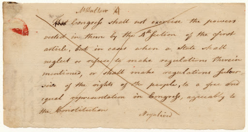 Motions A-D proposing Amendments which failed in the Senate