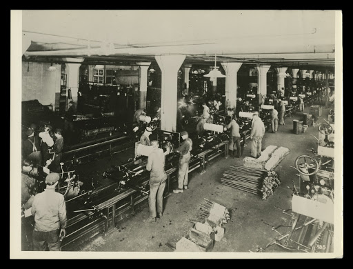Ford Model T Assembly Line, Highland Park Plant, 1914