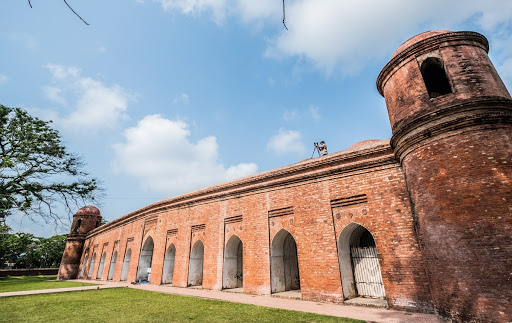 60 Dome Mosque in Bagerhat on a Clear Day