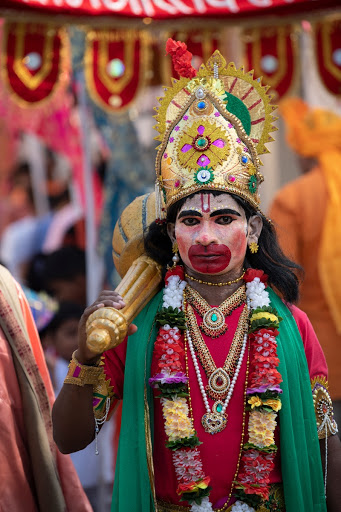 Devotees Dressed Like Gods