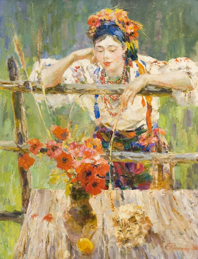 Ukrainian Motif. Enamored