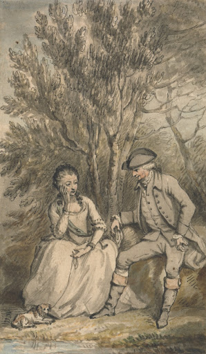 Illustration to A Sentimental Journey: Episode: Maria and her Dog Sylvia