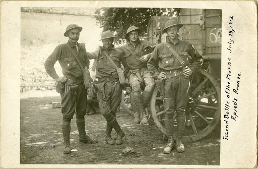 Four Soldiers at the Second Battle of the Marne