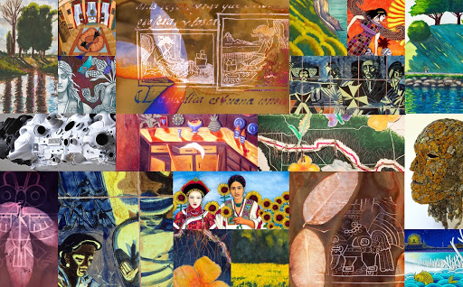 The Story in the Art collage image