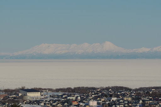 Drift ice covering the Abashiri coast