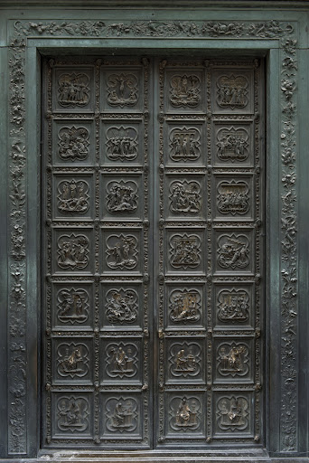 Lorenzo Ghiberti's North Door of the Florence Baptistery(1403-24)