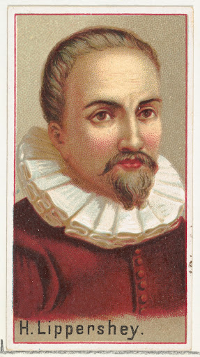 H. Lippershey, printer's sample for the World's Inventors souvenir album (A25) for Allen & Ginter Cigarettes