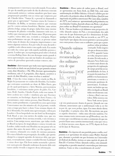 Documents from Gilberto Gil's Private Archive