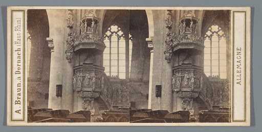 Preekstoel in de Dom van Maagdenburg