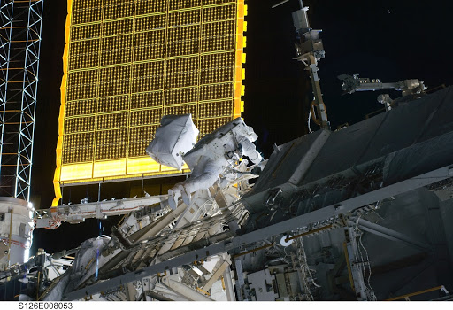 Bowen during EVA 1