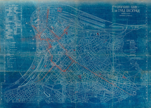Master plan of Belgrade