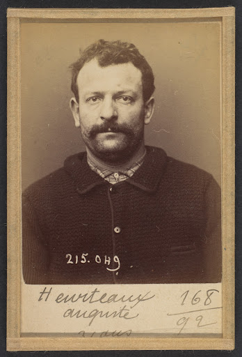Heurteaux. Auguste. 31 ans, né à Paris Xe. Polisseur. Anarchiste. 3/3/94.