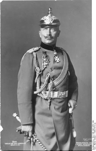 Porträtfoto von Kaiser Wilhelm II. in Uniform