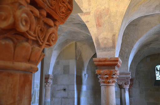 Crypt of the collegiate church St. Servatius in Quedlinburg, vault painting