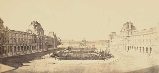 [The Cour Napoléon Looking Towards the Tuileries, Louvre, Paris]