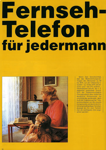 Colour leaflet "Fibre optics - A new technology revolutionizes telecommunications - BIGFON"