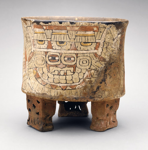 Vessel with Image of Goggle-eyed figure
