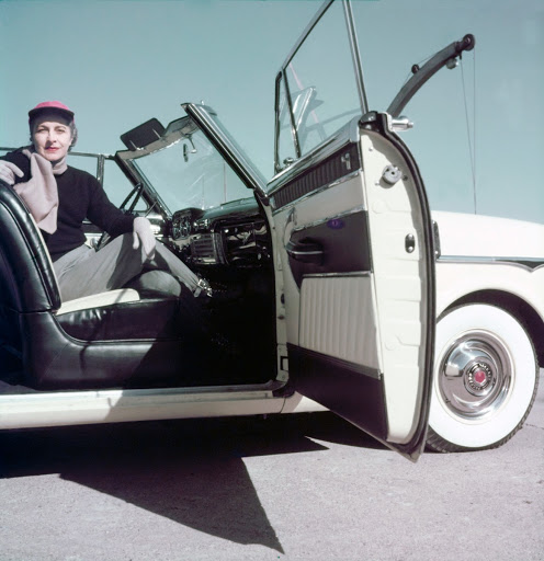 Mrs. Alvan Macauley, Jr. in her Packard, Vogue