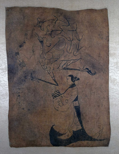 Figure with Dragon and Phoenix