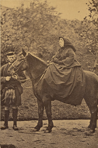 The Queen, Balmoral, 1863.