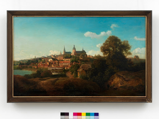 View of the city of Gladbach, 1856