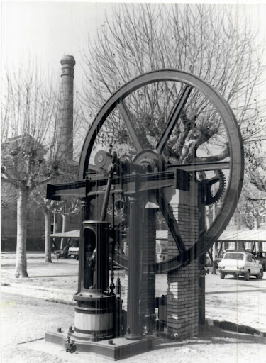 Alexander machine in the garden of the Cornellà Plant