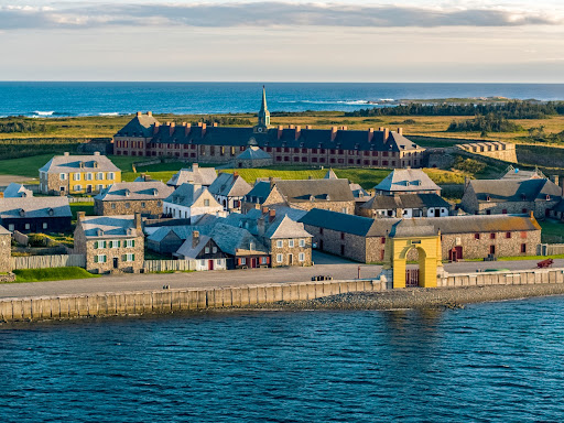 Aerial view of the Fortress of Louisbourg
