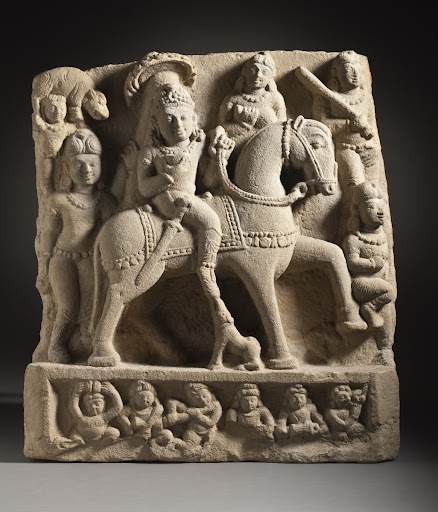 The Hindu God Revanta and Companions