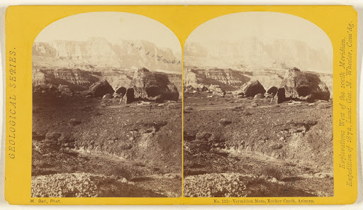 Vermilion Mesa, Rocker Creek, Arizona. (Full Front)