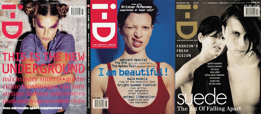 i-D Magazine. The Underground Issue, No. 134, November 1994. The Beauty Issue, No. 117, June 1993. The Visionary Issue, No. 133, October 1994.