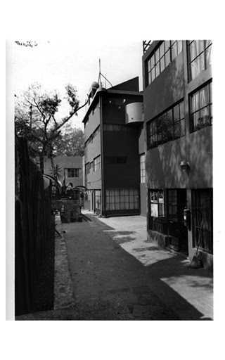 Diego and Frida's houses with architectural modifications by Ruth Rivera