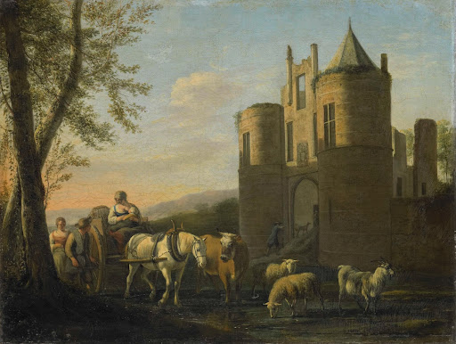 The Main Gate to Egmond Castle