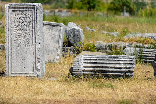 Roman Stele on Archaeological Site Doclea, Podgorica