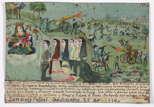 Retablo Dedicated for Blas Rodriguez