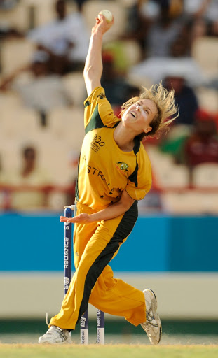 T20 Bowler Ellyse Perry in Action
