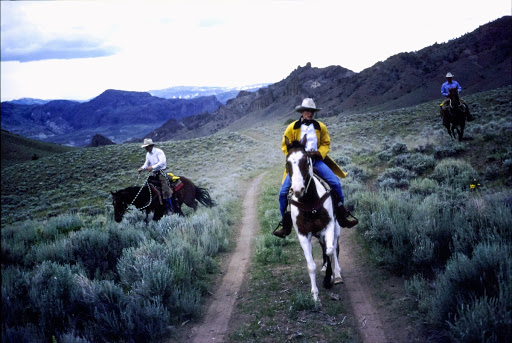 Tatjana Patitz and Ranch Hands, Vogue