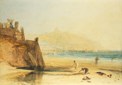 Scarborough Castle: Boys Crab Fishing